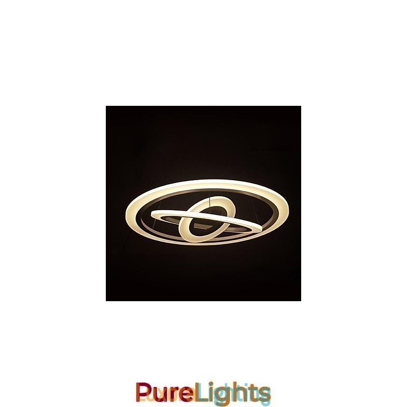 Designer Touch Decorative 75 Watt Modern Contemporary Painting Acrylic Pendant Light