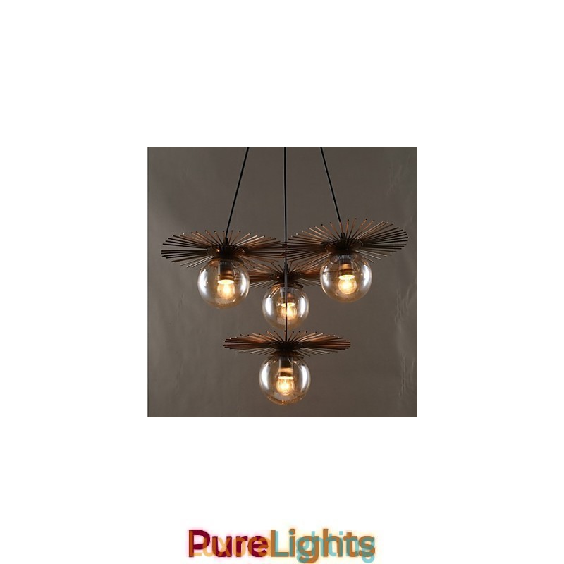 Designer Touch Decorative Art glass Ball Round Beanstalk Chandelier