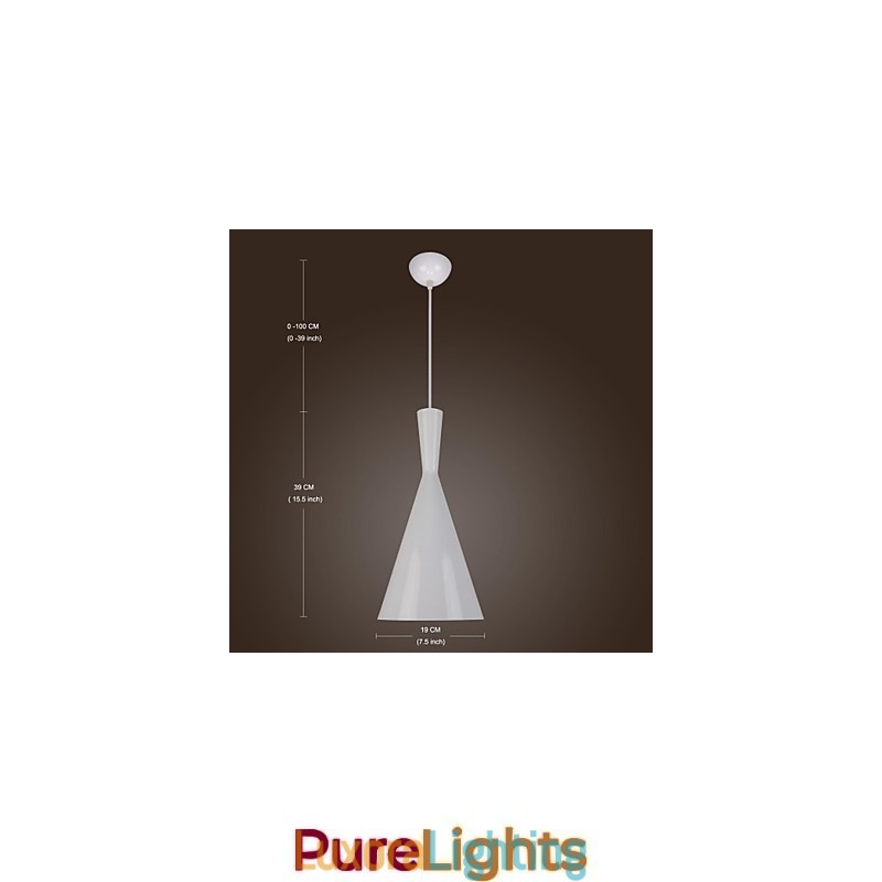 Designer Touch Decorative Modern Contemporary Retro Country Painting Metal Pendant Light