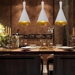 Designer Touch Decorative Modern Contemporary Retro Country Painting Metal Pendant Light