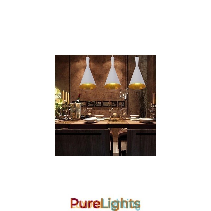 Designer Touch Decorative Modern Contemporary Retro Country Painting Metal Pendant Light