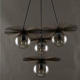 Designer Touch Decorative Art glass Ball Round Beanstalk Chandelier