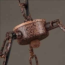 Designer Touch Decorative Ceramic Industry Wind Rope Chandelier RetroLron Chandelier Simple