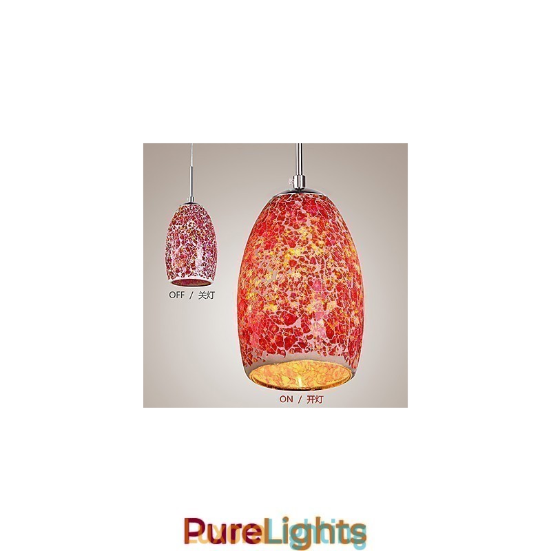 Designer Touch Decorative Traditional Classic Vintage Painting Metal Pendant Light