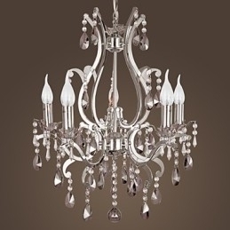 Designer Touch Decorative Traditional Classic Chrome Chandelier