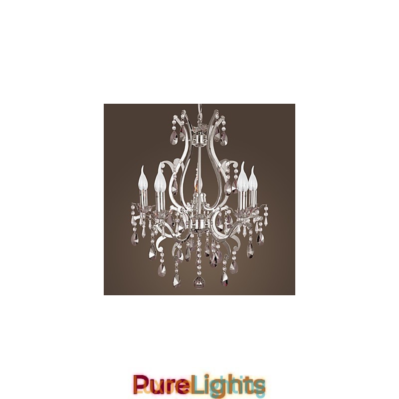 Designer Touch Decorative Traditional Classic Chrome Chandelier