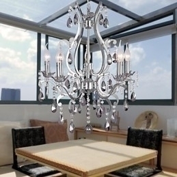 Designer Touch Decorative Traditional Classic Chrome Chandelier