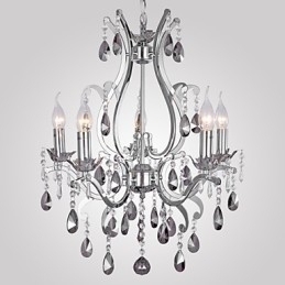 Designer Touch Decorative Traditional Classic Chrome Chandelier