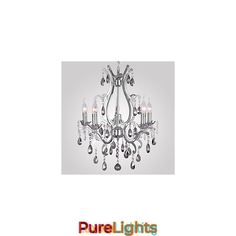 Designer Touch Decorative Traditional Classic Chrome Chandelier