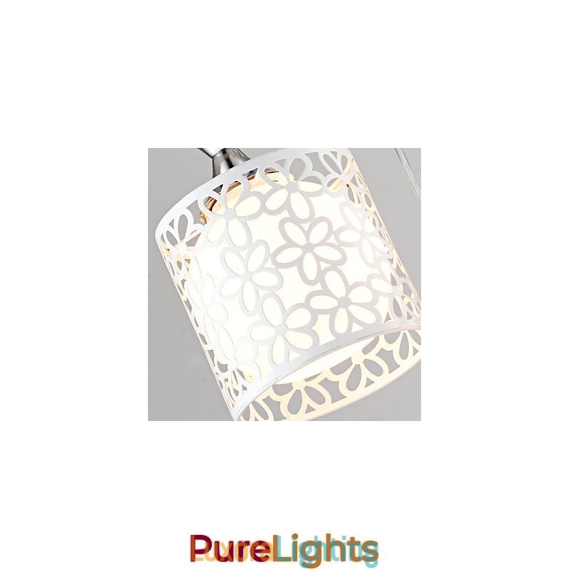 Designer Touch Decorative Contemporary And Contracted Three Creative Crystal Droplight Wrought Iron Lamp