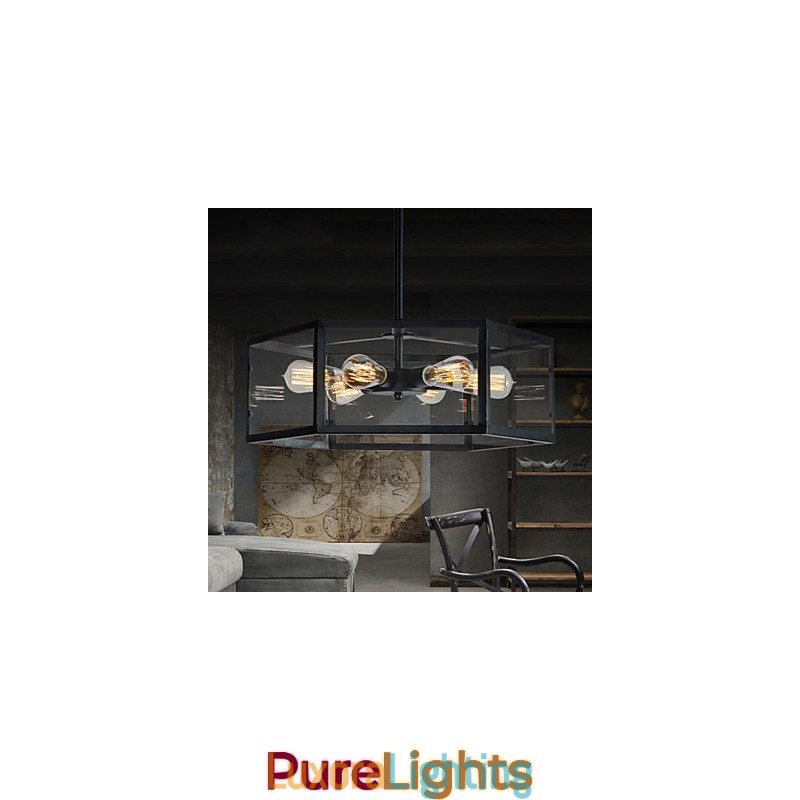 Designer Touch Decorative Pendant Lights Mini Style Retro Garage Metal