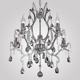 Designer Touch Decorative Traditional Classic Chrome Chandelier