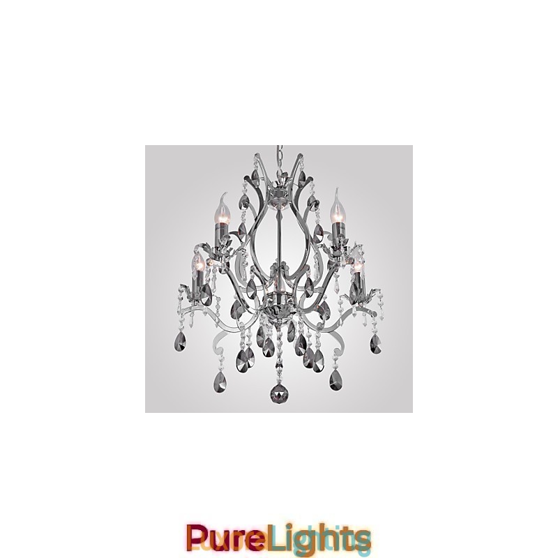 Designer Touch Decorative Traditional Classic Chrome Chandelier