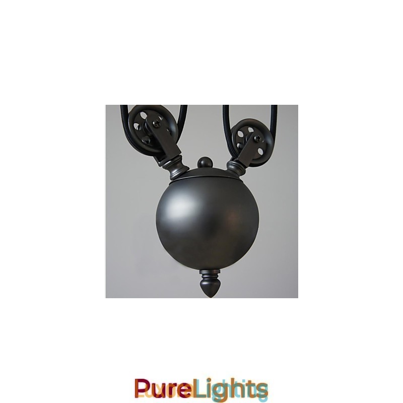 Designer Touch Decorative Pendant Lights Vintage 3 Lights ST64 Bulbs Included Up and Down system