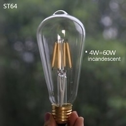 Designer Touch Decorative Pendant Lights Vintage 3 Lights ST64 Bulbs Included Up and Down system