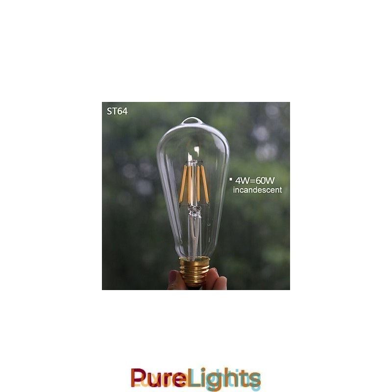 Designer Touch Decorative Pendant Lights Vintage 3 Lights ST64 Bulbs Included Up and Down system