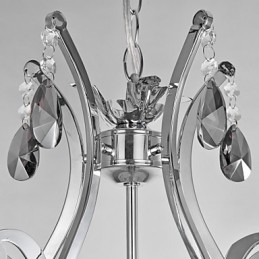 Designer Touch Decorative Traditional Classic Chrome Chandelier