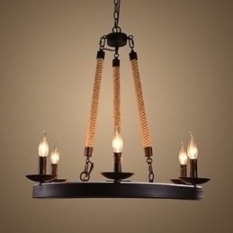 Designer Touch Decorative The Iron Rope Chandelier Cafe Chandelier