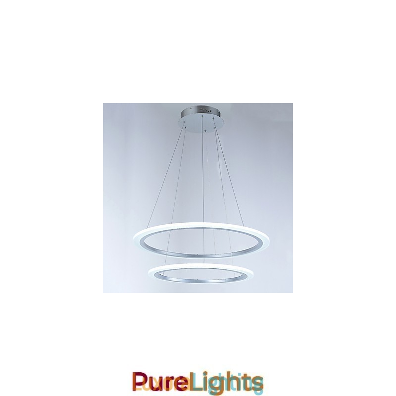 Designer Touch Decorative Modern 2 Ring Pendant Light Chandelier Lighting Fixtures with