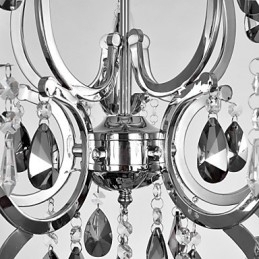 Designer Touch Decorative Traditional Classic Chrome Chandelier
