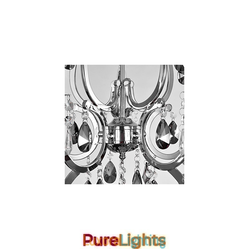 Designer Touch Decorative Traditional Classic Chrome Chandelier