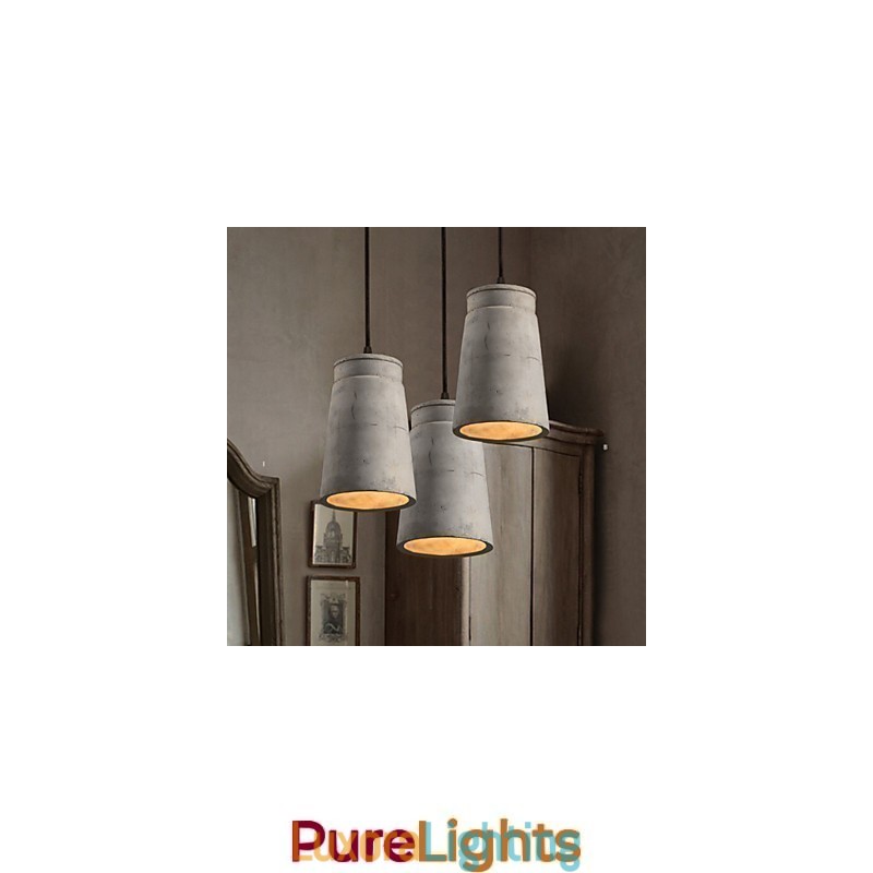 Designer Touch Decorative The Nordic Minimalist Retro Pendant Light Cement Vintage Lamp Lighting Fixture