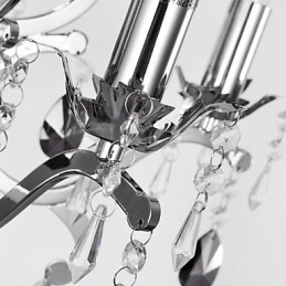 Designer Touch Decorative Traditional Classic Chrome Chandelier