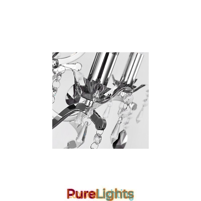 Designer Touch Decorative Traditional Classic Chrome Chandelier