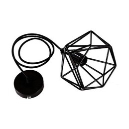 Designer Touch Decorative Retro Mini Style Painting Metal Pendant Light Garage