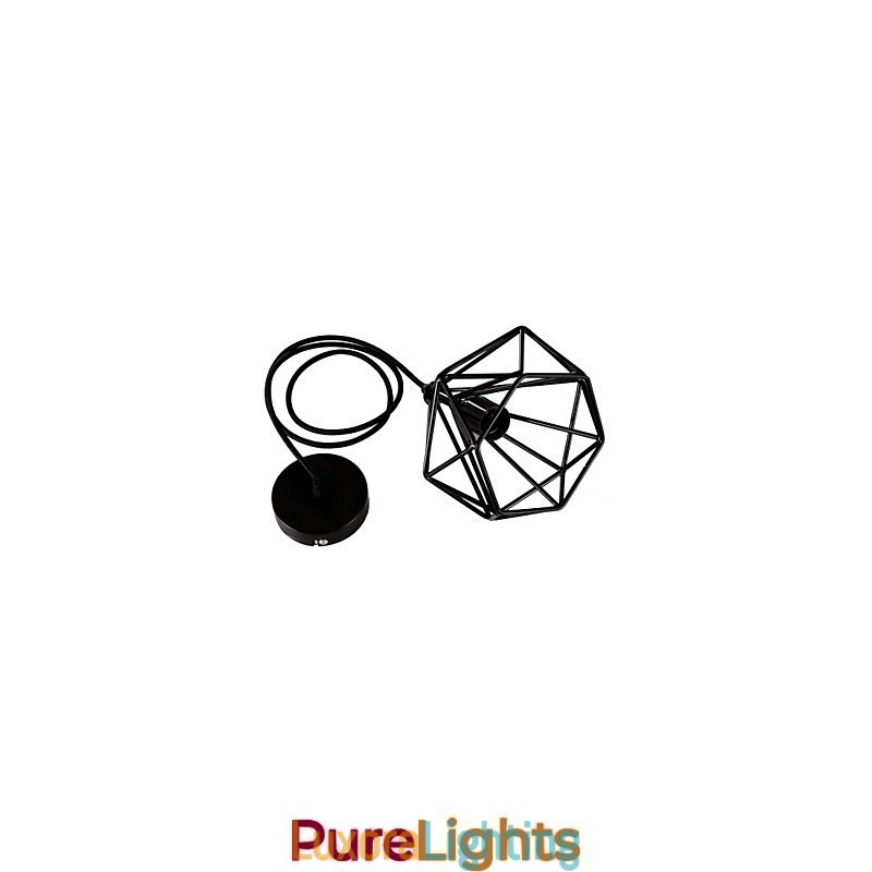 Designer Touch Decorative Retro Mini Style Painting Metal Pendant Light Garage