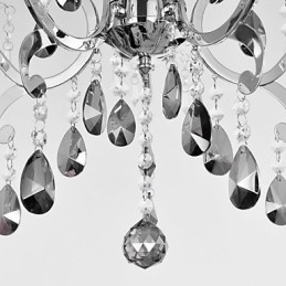 Designer Touch Decorative Traditional Classic Chrome Chandelier