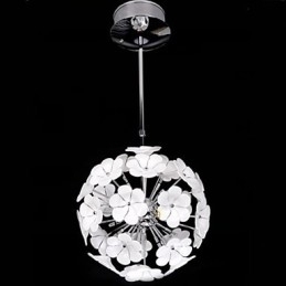 Designer Touch Decorative The Glass Ball Flower Garden Shops Warm Chandelier