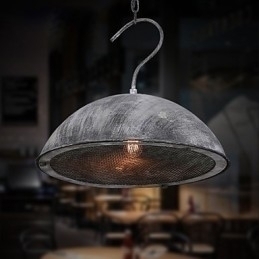 Designer Touch Decorative Lamp Shade Black Wrought Iron Chandelier Industrial Warehouse Cafe Lid Shade Chandelier