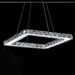 Designer Touch Decorative Modern Contemporary Crystal Electroplated Metal Chandelier