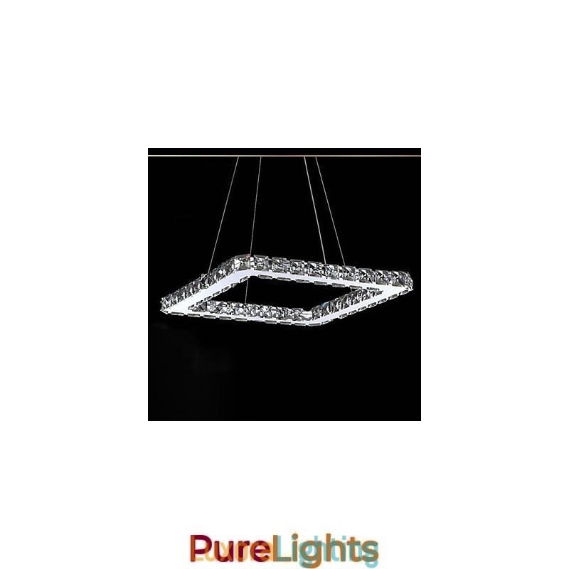 Designer Touch Decorative Modern Contemporary Crystal Electroplated Metal Chandelier