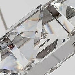 Designer Touch Decorative Modern Contemporary Crystal Electroplated Metal Chandelier