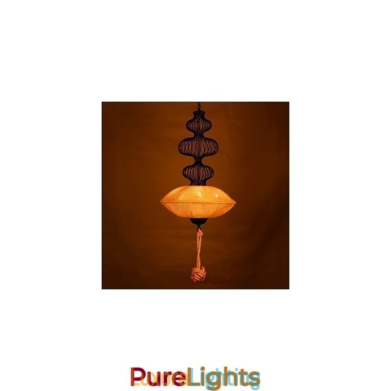 Designer Touch Decorative Nordic Retro Industrial Hemp Creative Birdcage Lamps