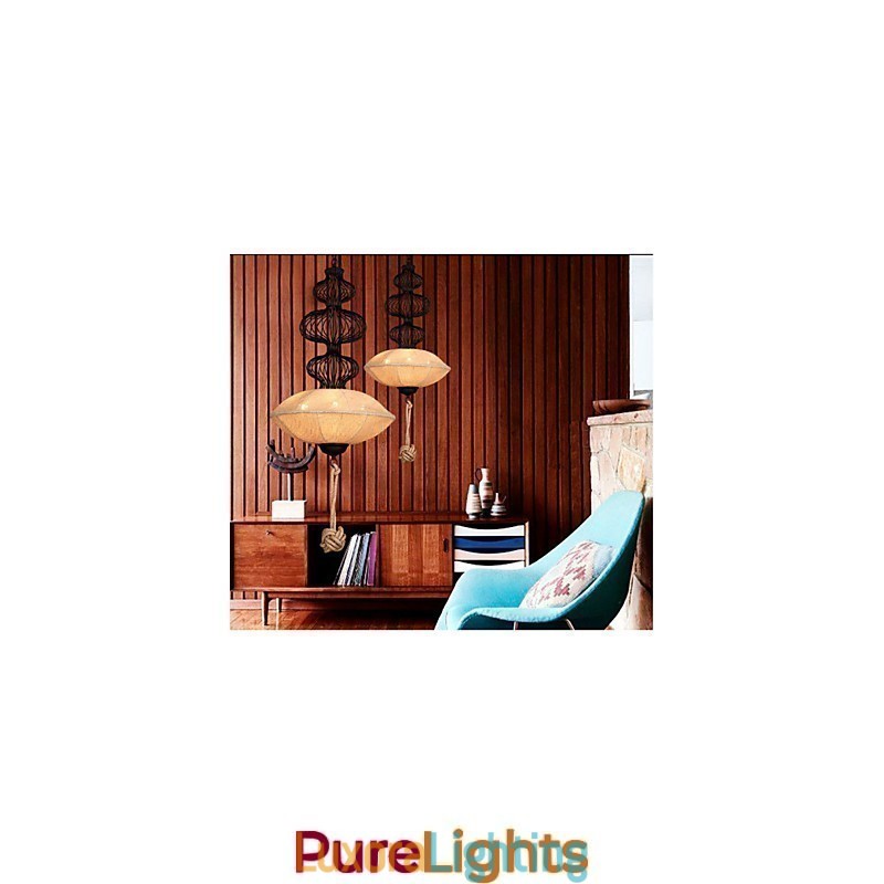 Designer Touch Decorative Nordic Retro Industrial Hemp Creative Birdcage Lamps