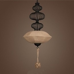 Designer Touch Decorative Nordic Retro Industrial Hemp Creative Birdcage Lamps