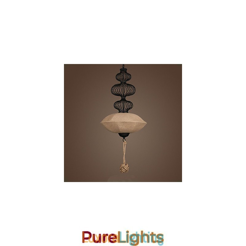 Designer Touch Decorative Nordic Retro Industrial Hemp Creative Birdcage Lamps