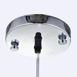 Designer Touch Decorative Modern Contemporary Crystal Chrome Metal Pendant Light