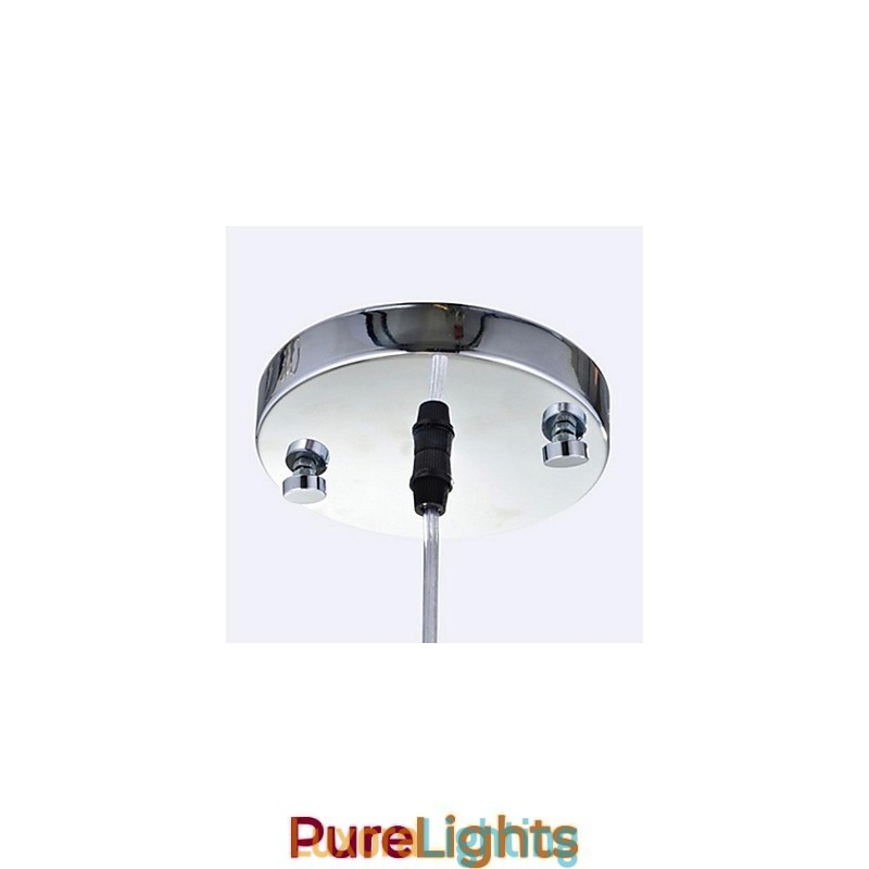 Designer Touch Decorative Modern Contemporary Crystal Chrome Metal Pendant Light