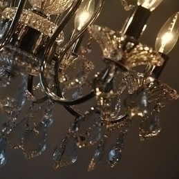 Designer Touch Decorative Traditional Classic Crystal Chrome Metal Chandelier
