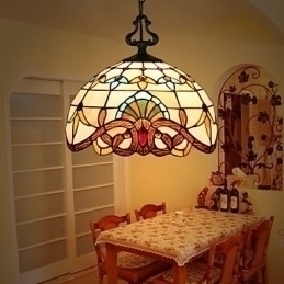 Designer Touch Decorative European Pastoral Lamp Creative Art Glass Small Droplight