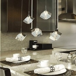 Designer Touch Decorative Fashion Crystal Lamp Five Head Crystal Pendant