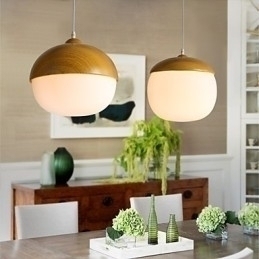 Designer Touch Decorative Nordic Contracted Mushroom Creative Nuts Single Head Glass Chandelier Lamp Light