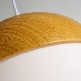 Designer Touch Decorative Nordic Contracted Mushroom Creative Nuts Single Head Glass Chandelier Lamp Light