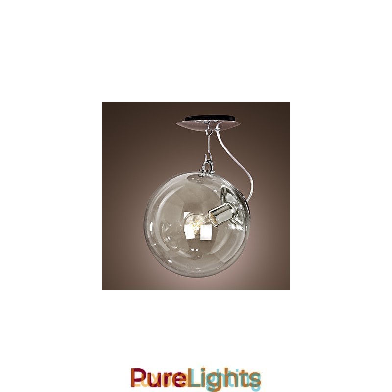 Designer Touch Decorative Modern Contemporary Globe Mini Style Anodized Pendant Light