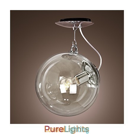 Designer Touch Decorative Modern Contemporary Globe Mini Style Anodized Pendant Light