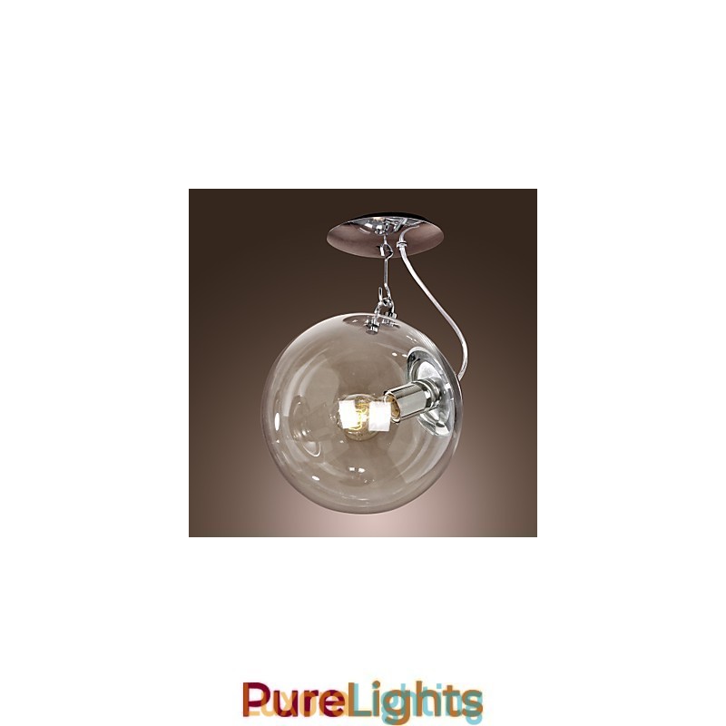 Designer Touch Decorative Modern Contemporary Globe Mini Style Anodized Pendant Light